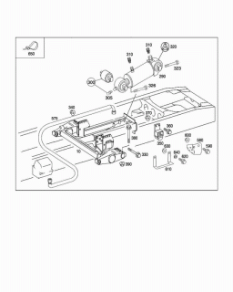 Kit reparatie cilindru punte liftanta Mercedes Actros (poz.320)